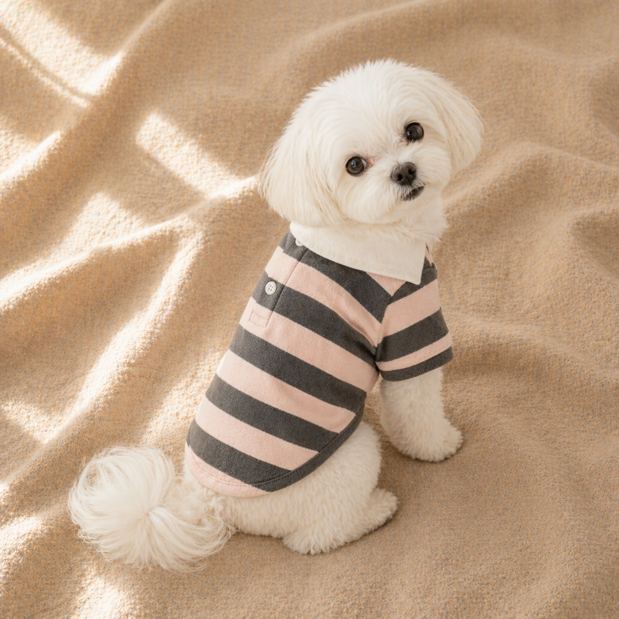 Three Striped Polo Shirt