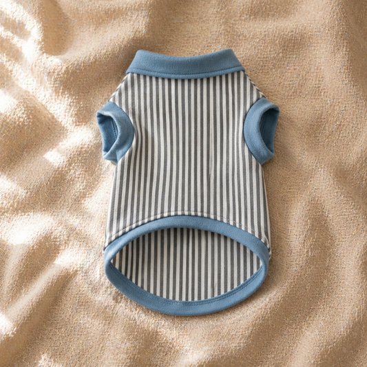 Schnauzer Striped Shirt