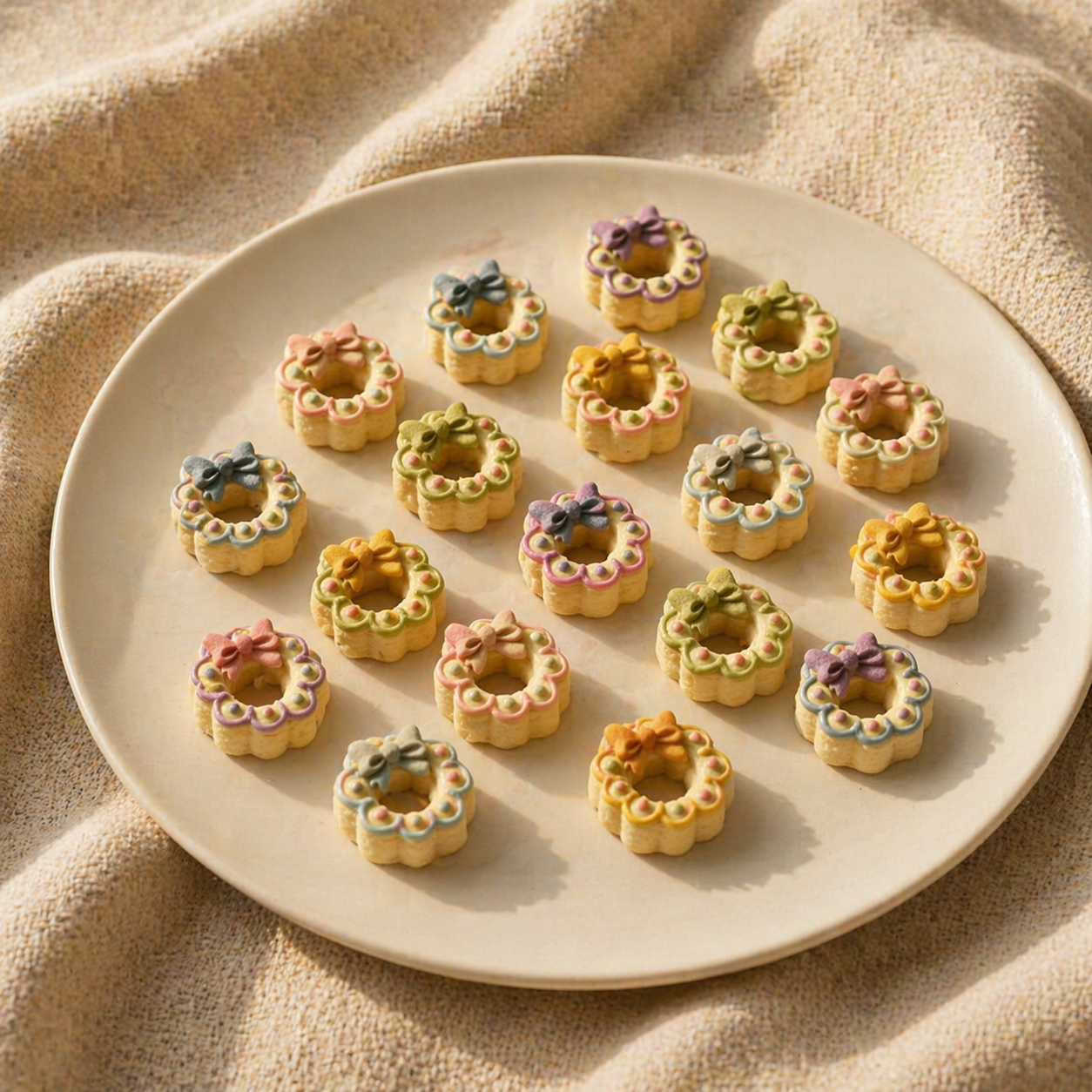 Colorful Wreath Treats