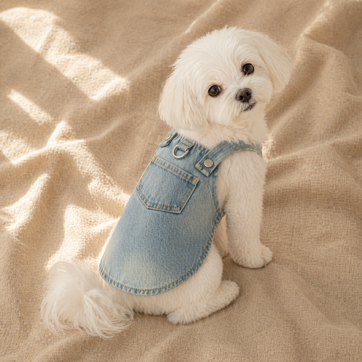 Denim Dog Overall