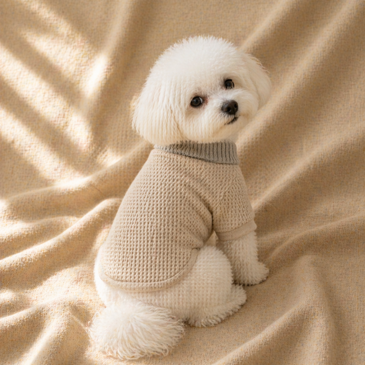 Waffle Knit Sweater