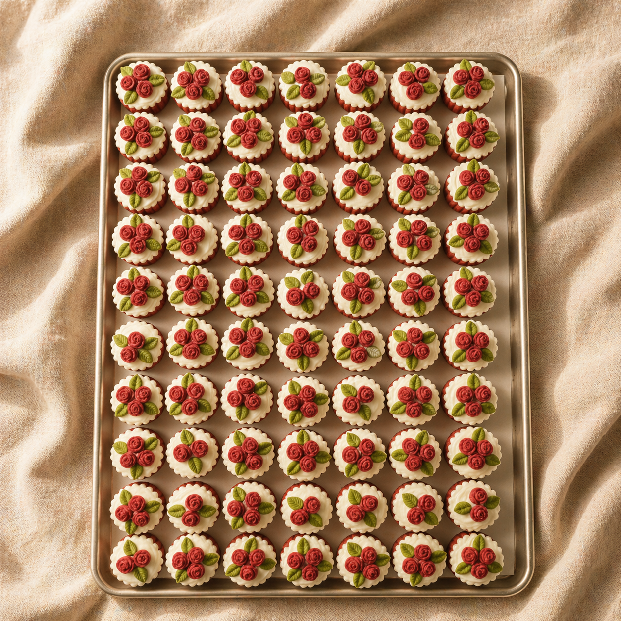 Red Velvet Rose Cake