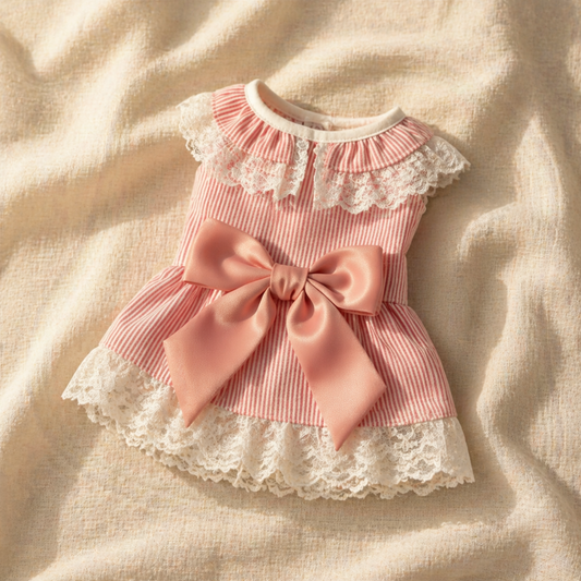 Pink Striped Dress