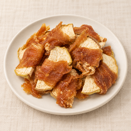 雞肉裹蘋果點心