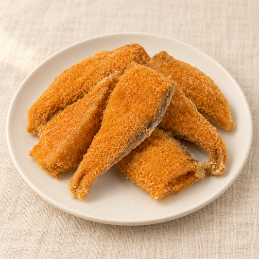 原切帶皮三文魚凍乾塊