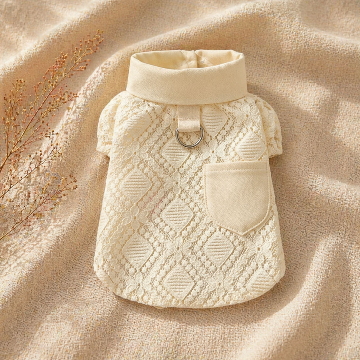 Cream Lace Harness