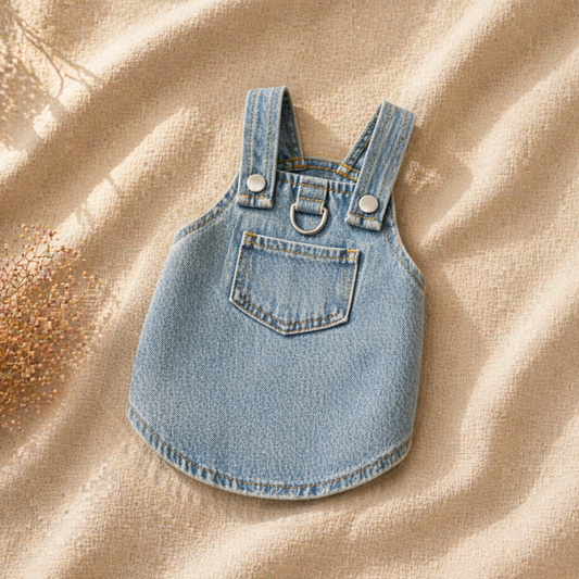 Denim Dog Overall