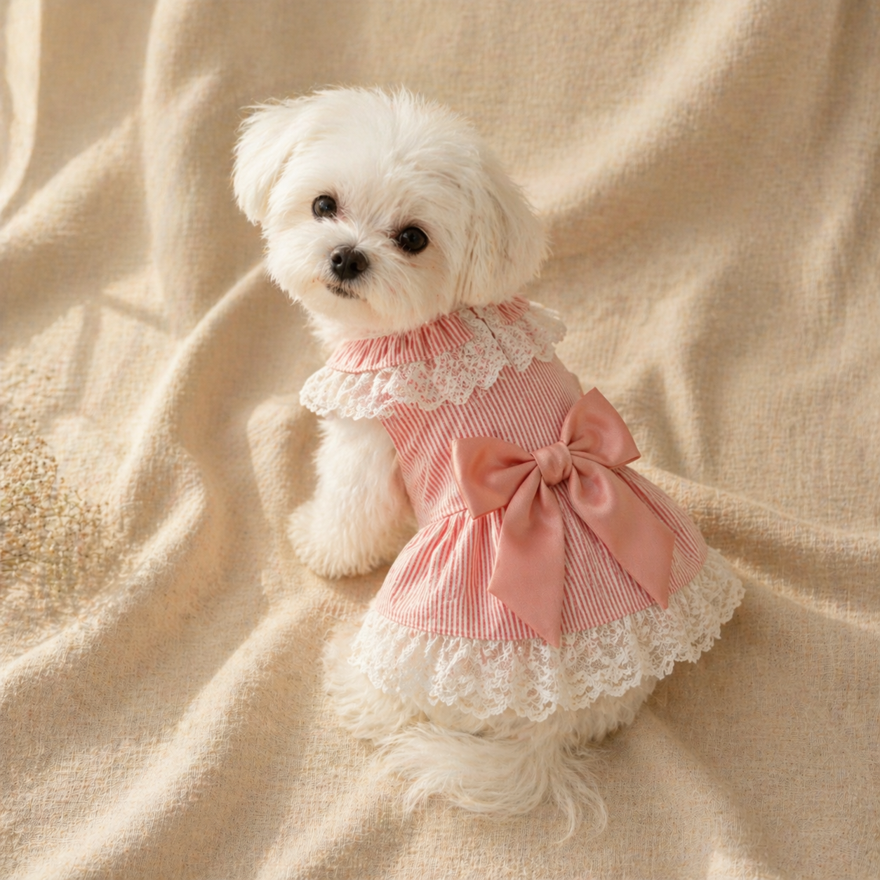 Pink Striped Dress
