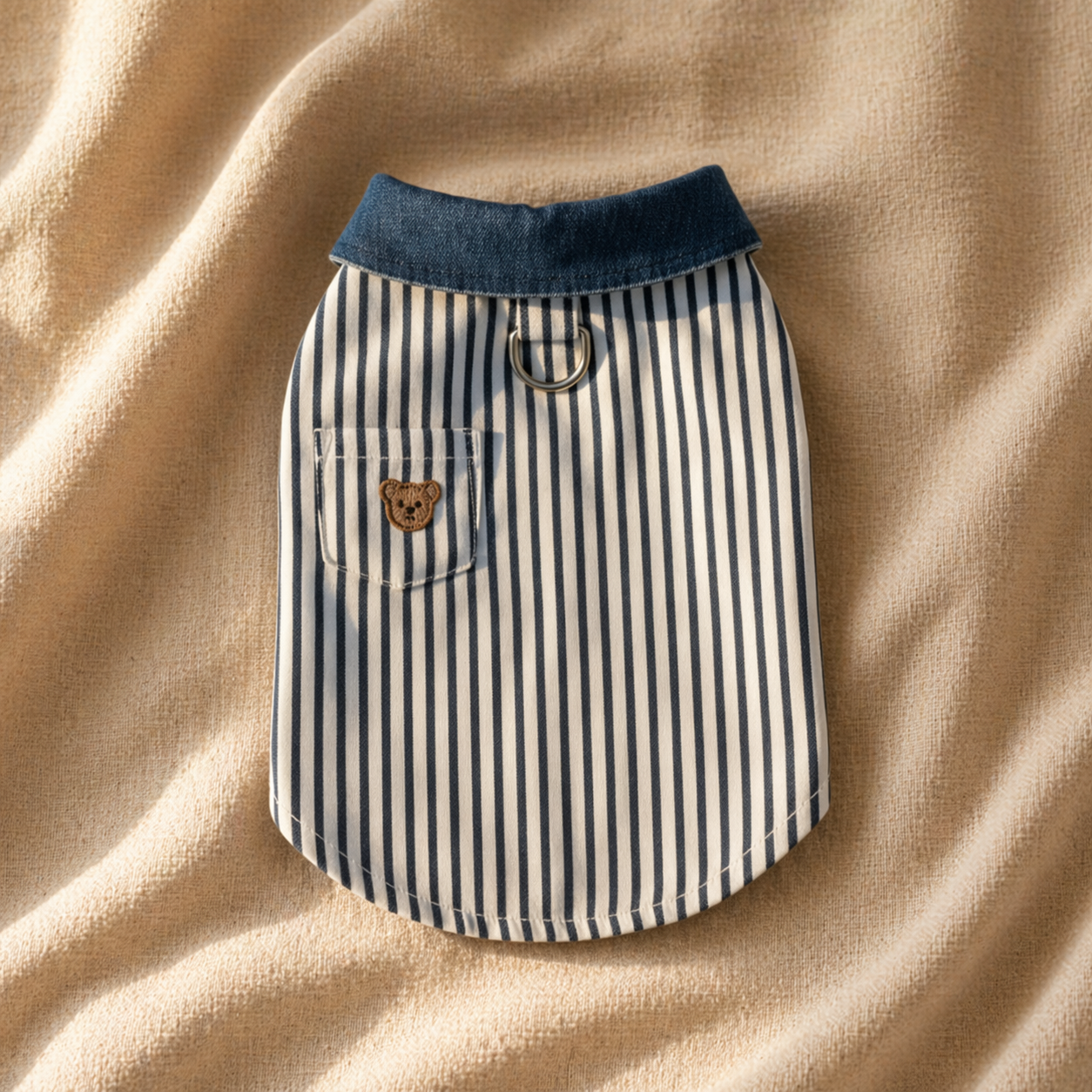 Navy Striped Shirt