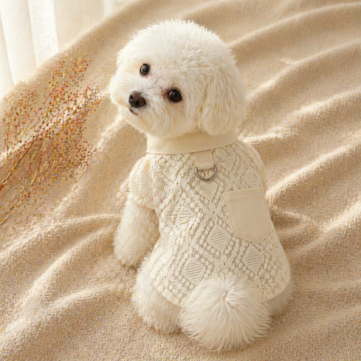 Cream Lace Harness