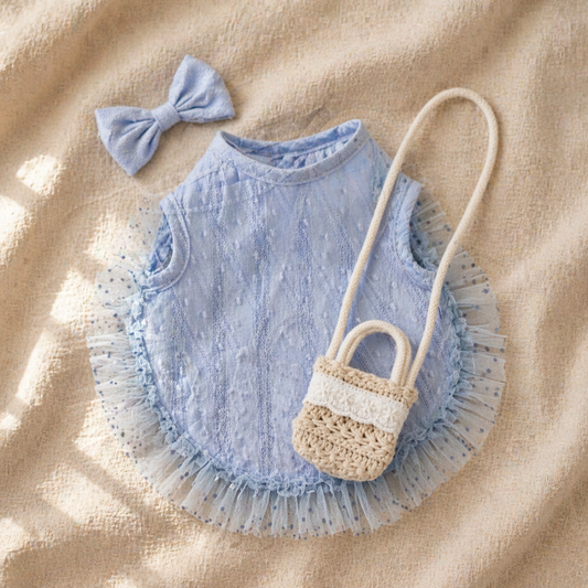 Blue Lace Dress