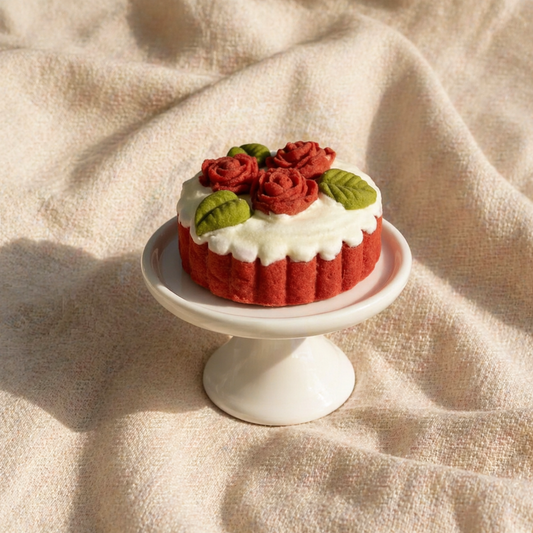 Red Velvet Rose Cake